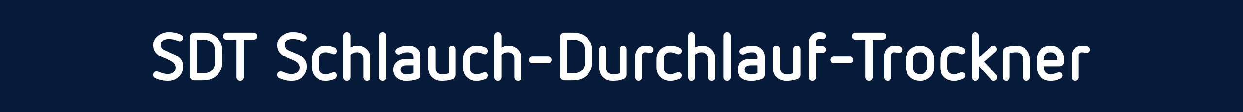 SDT-Schlauch-Durchlauf-Trockner