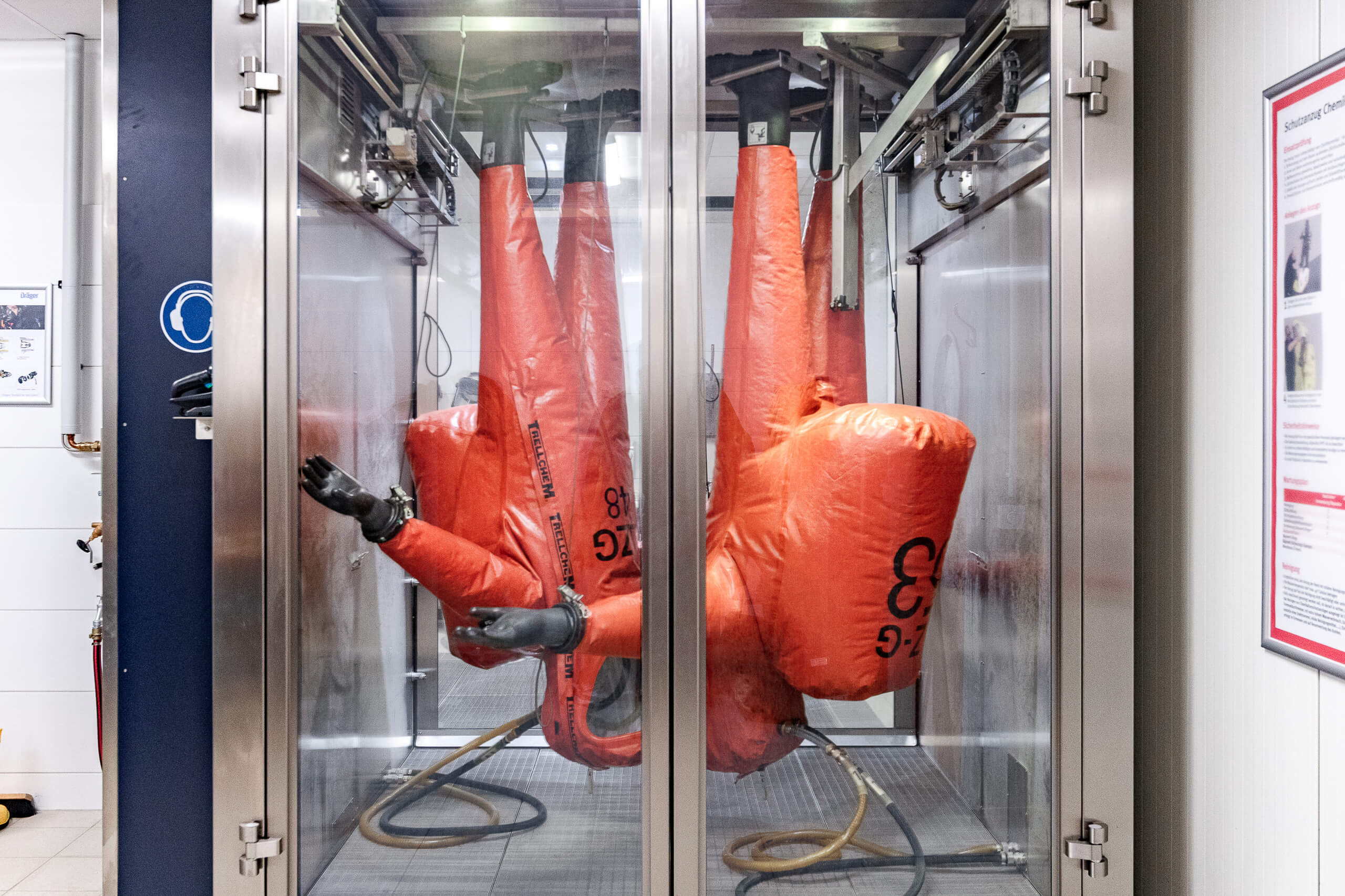 CPA 24 Chemikalienschutzzeug-Pflege+Prüf-Anlage